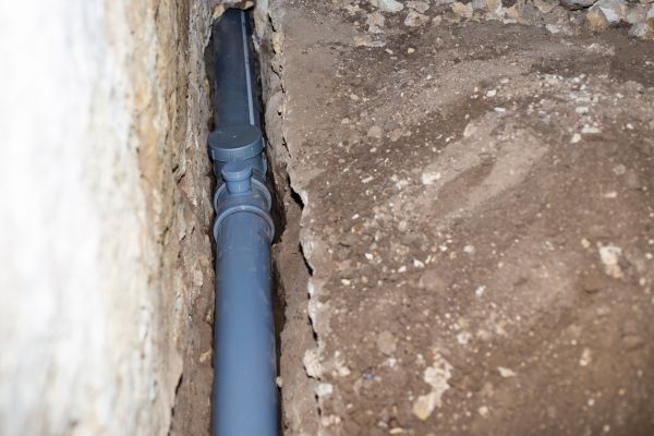 Drain Line Installation in Manassas